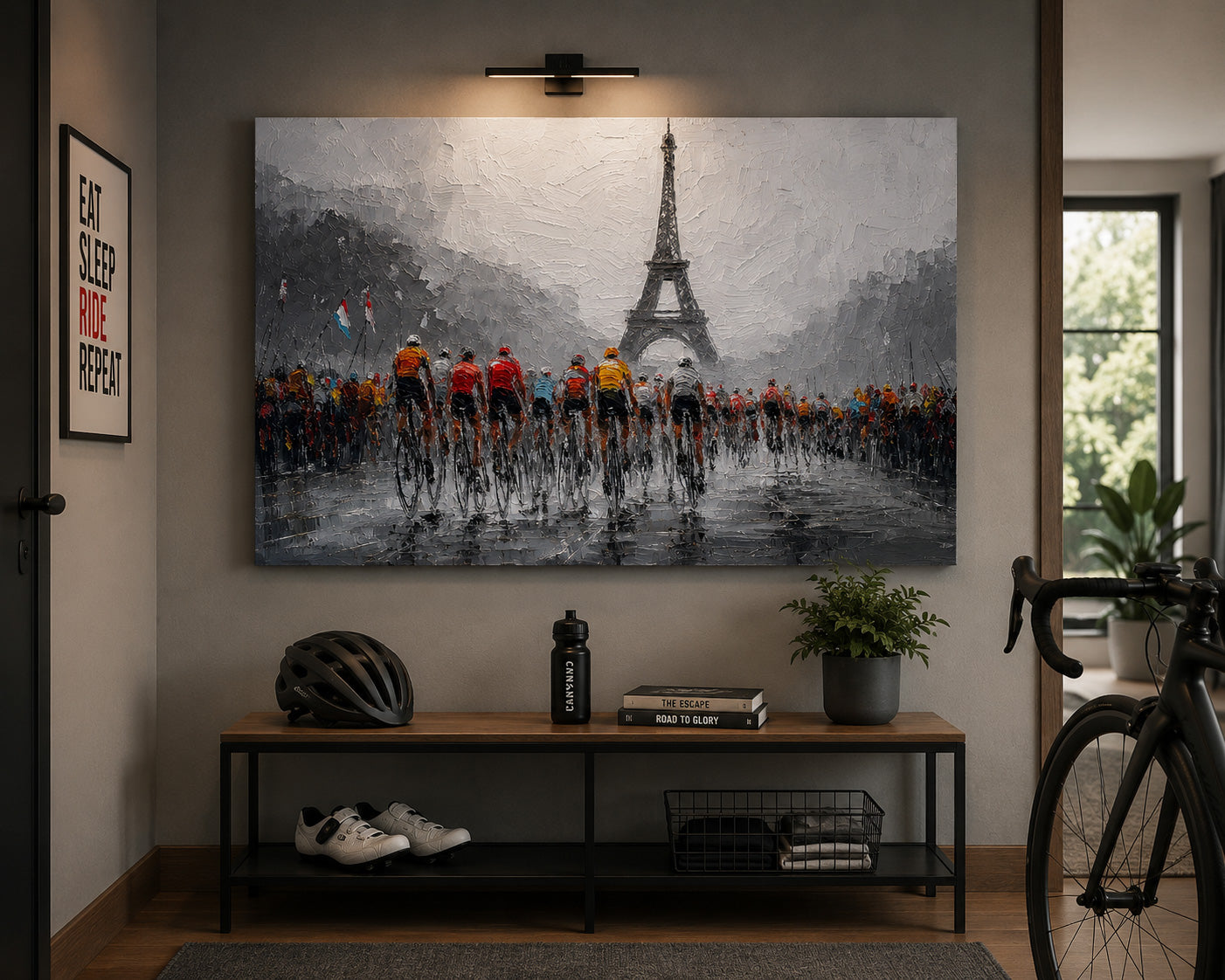 Paris Peloton Leinwandbild
