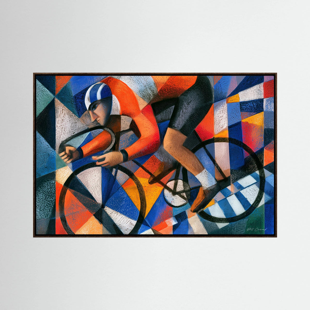 Fahrradbild auf Leinwand