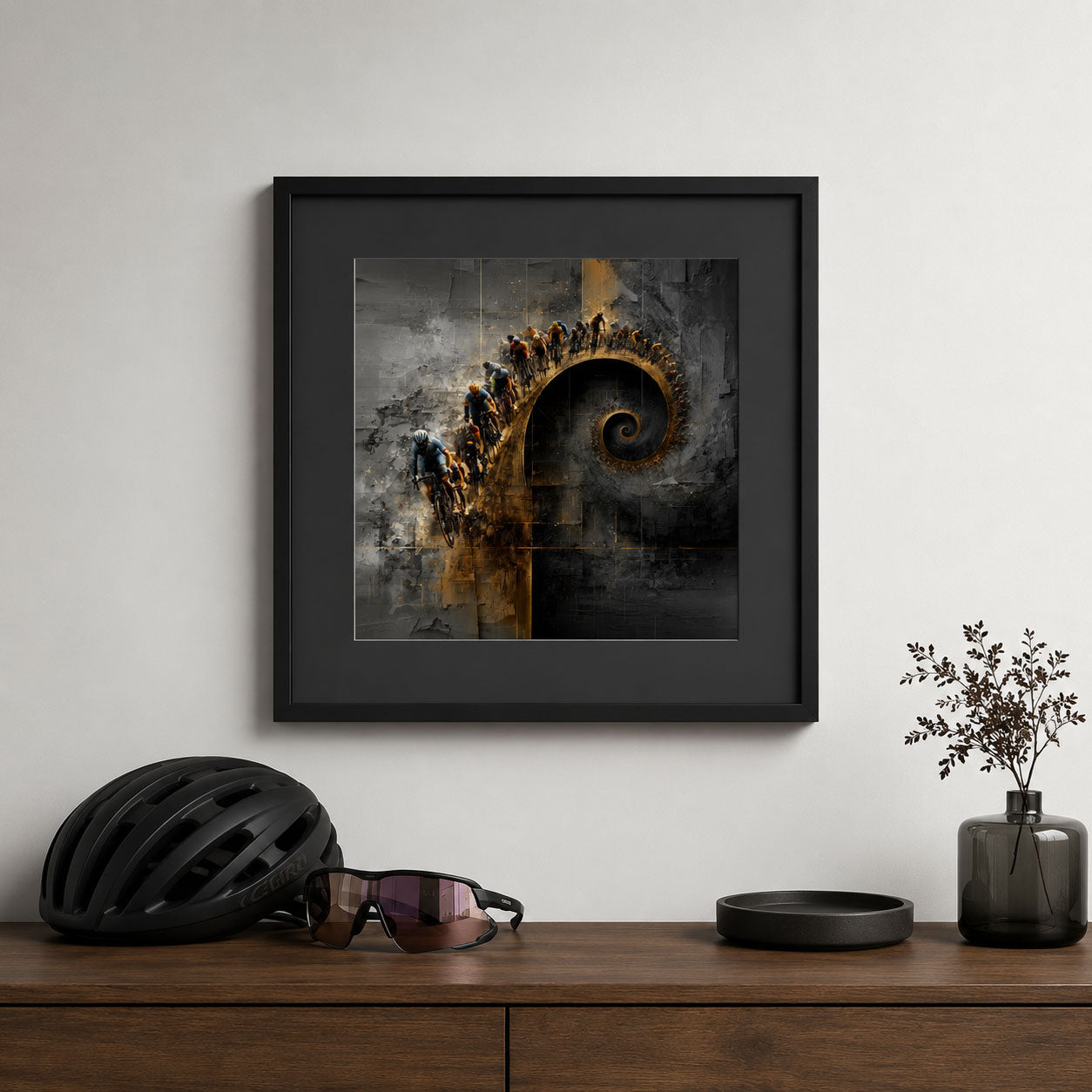 Rennrad, Fibonacci und die goldene Linie.