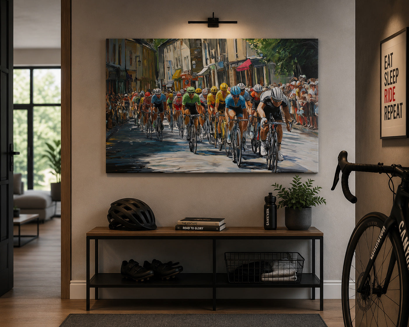 Peloton durch die Altstadt