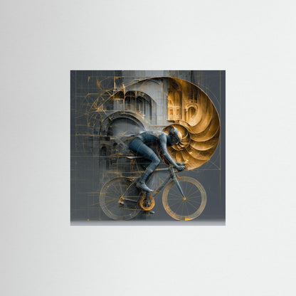 Golden Ratio Velocity – Rennradkunst mit Fibonacci-Spirale