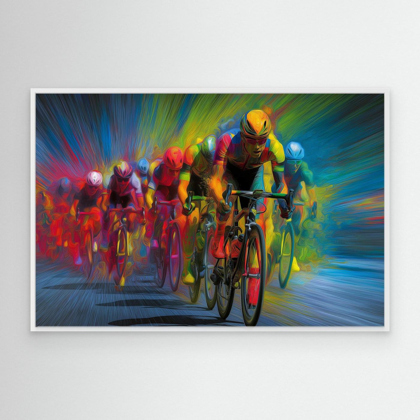 Peloton Neon Flow Leinwandbild