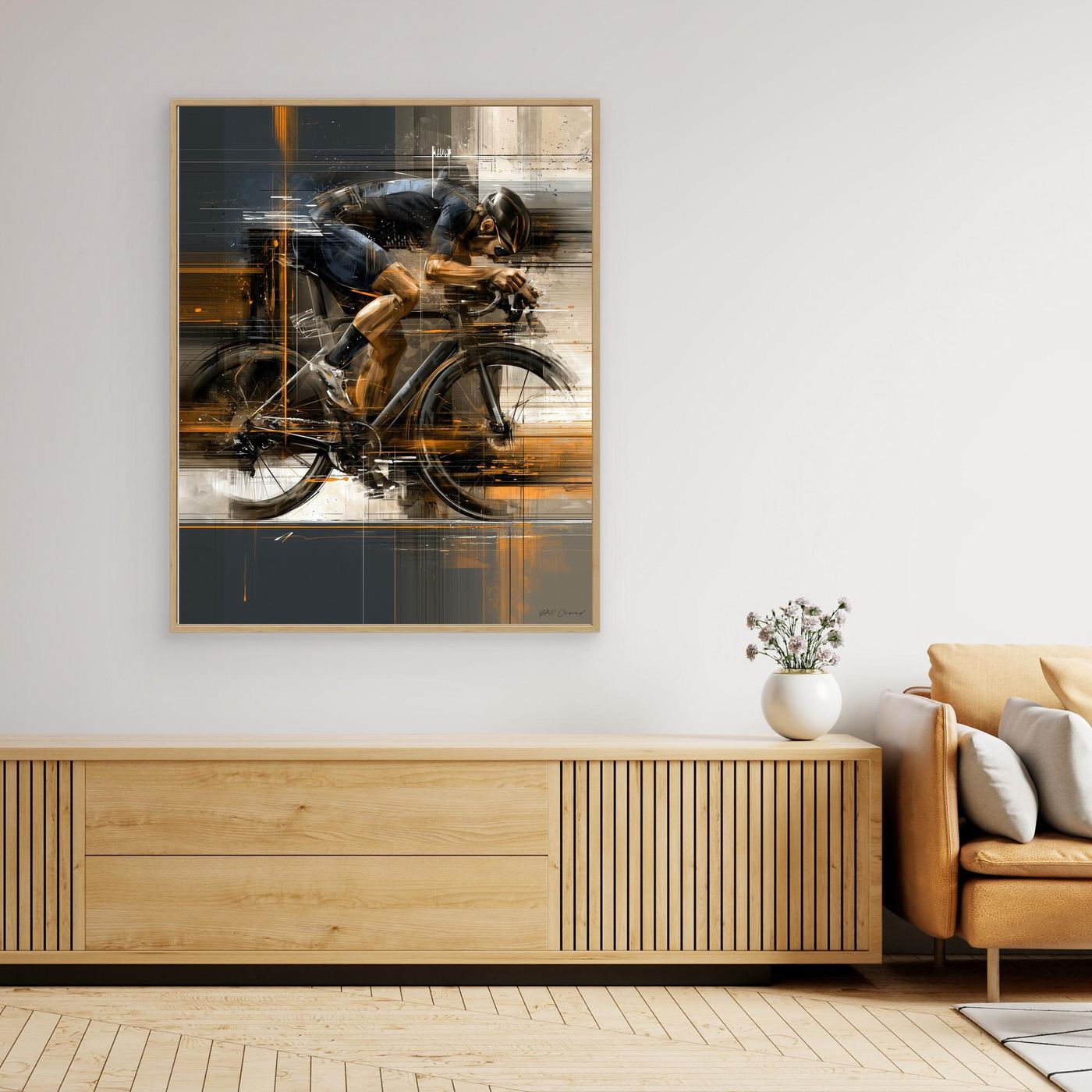 Rennrad Poster – Der Ausreißer