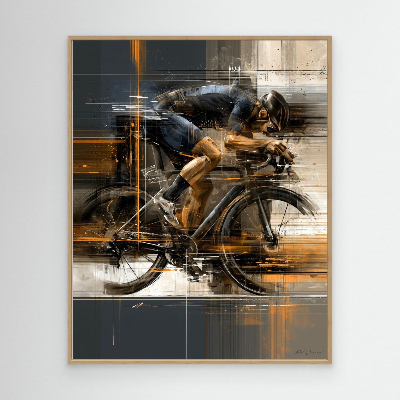 Rennrad Poster – Der Ausreißer