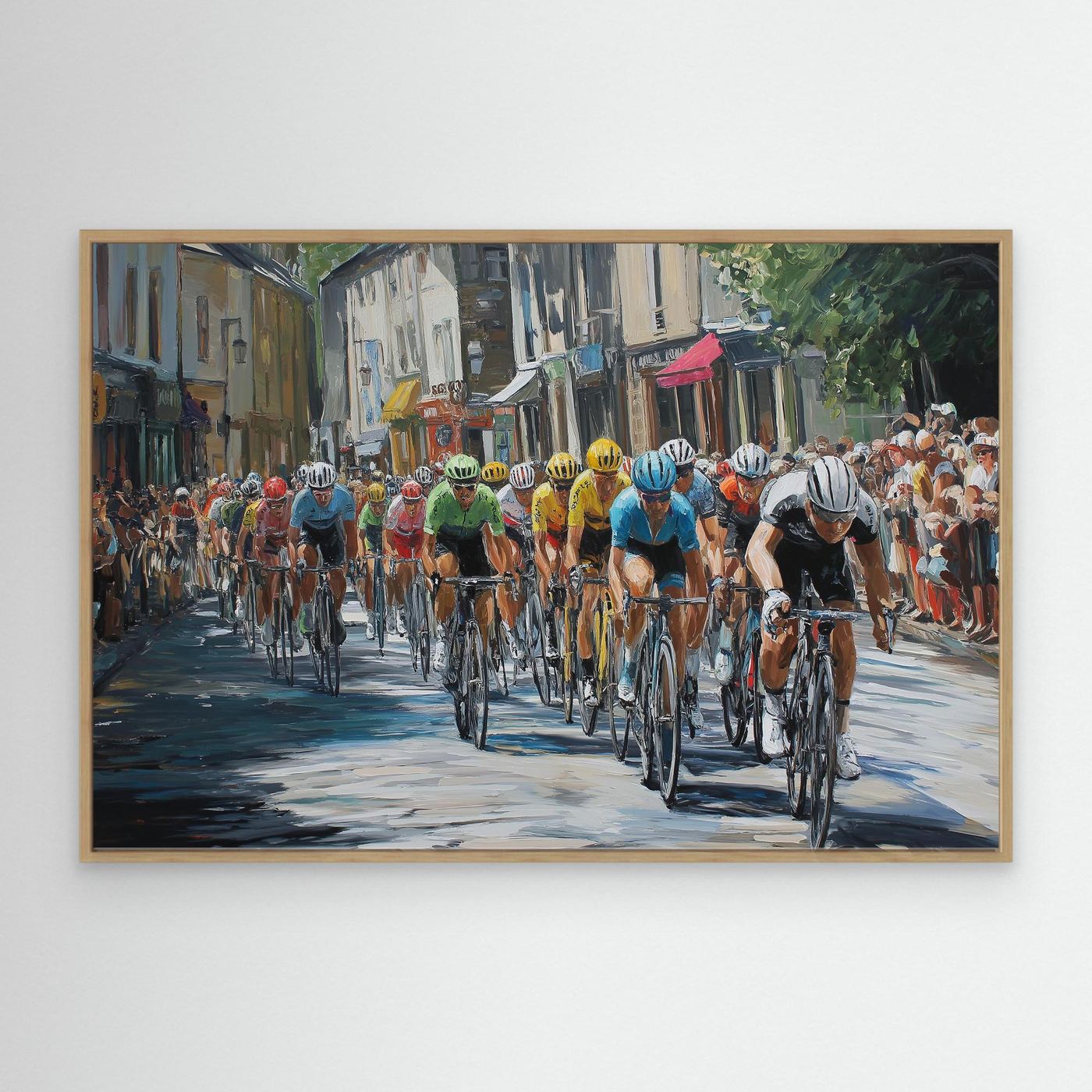 Peloton durch die Altstadt