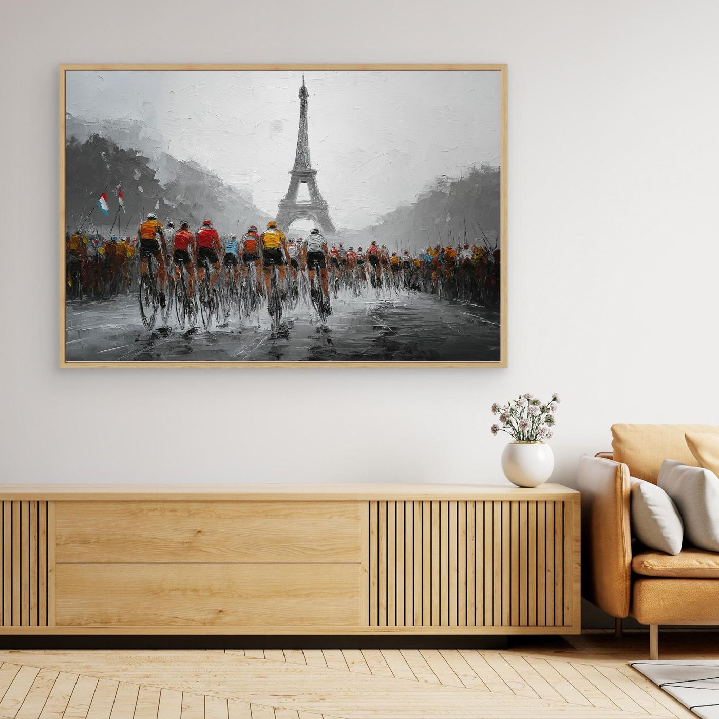 Paris Peloton Leinwandbild