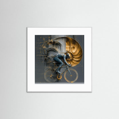 Golden Ratio Velocity – Rennradkunst mit Fibonacci-Spirale