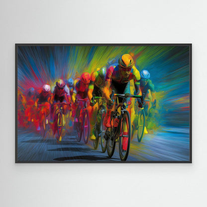 Peloton Neon Flow Leinwandbild