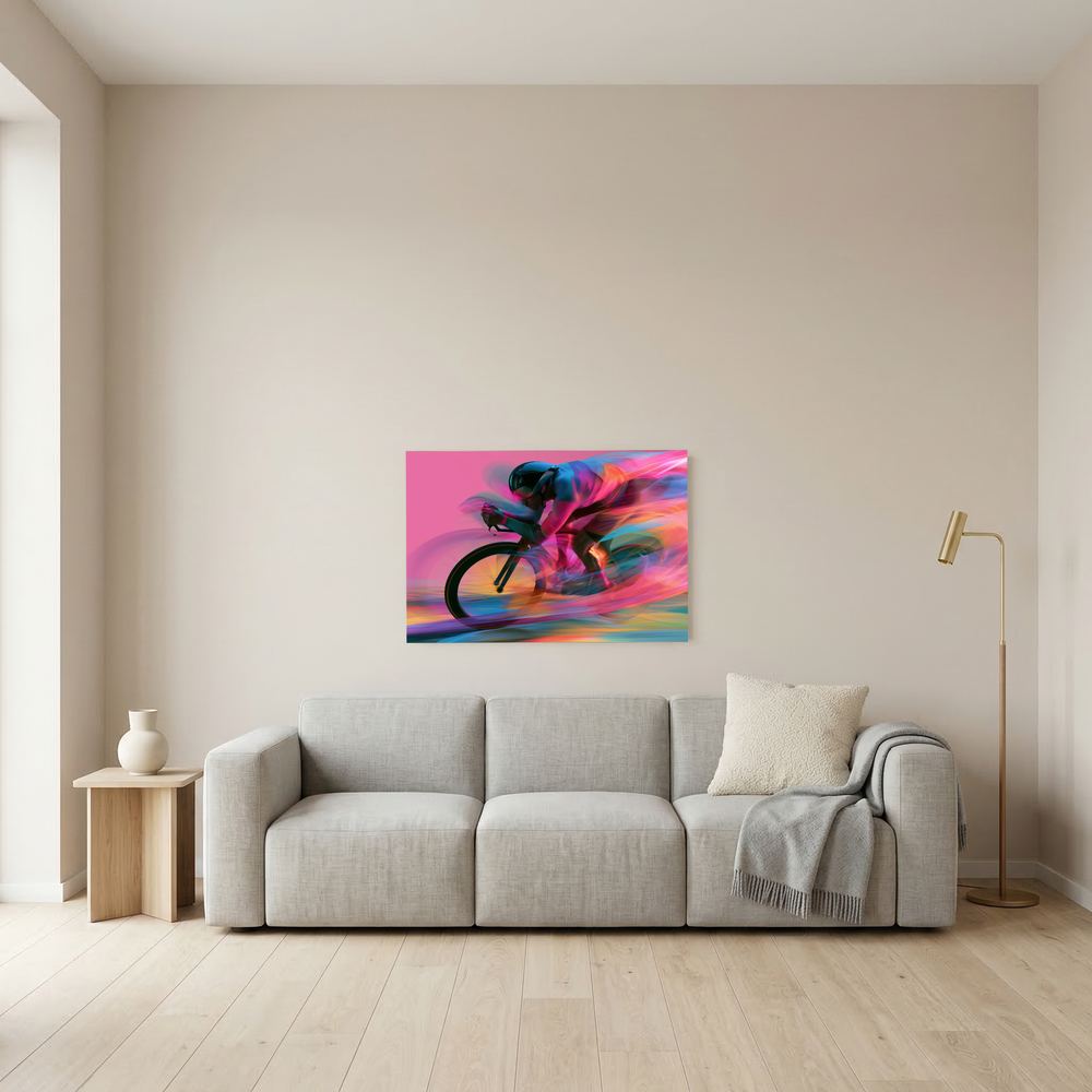 Time Trial – Speed in Motion | Radsport Kunstdruck