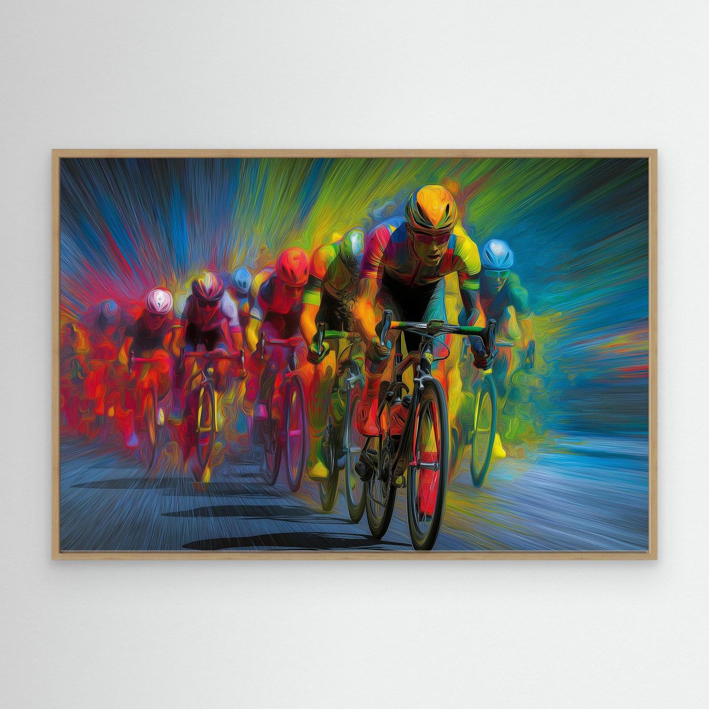 Peloton Neon Flow Leinwandbild
