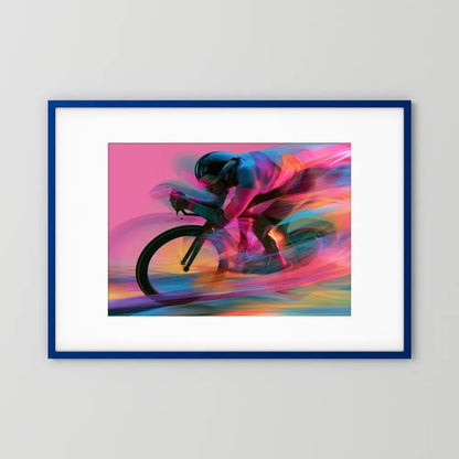 Time Trial – Speed in Motion | Radsport Kunstdruck