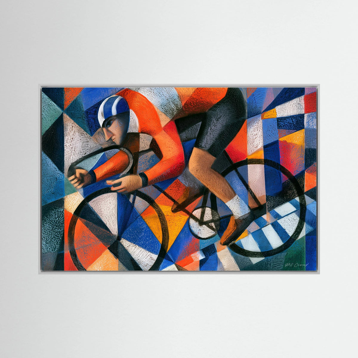 Fahrradbild auf Leinwand