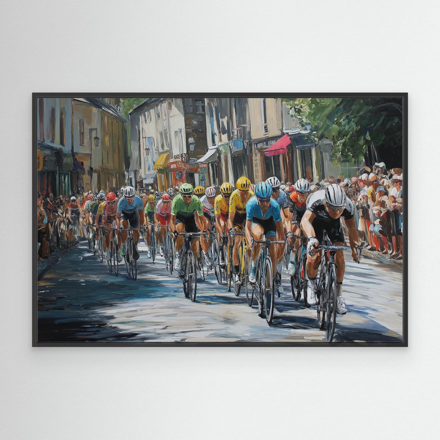 Peloton durch die Altstadt