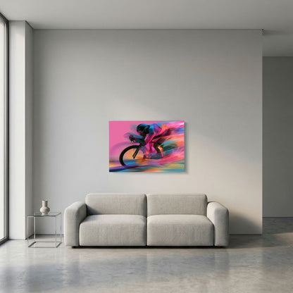 Time Trial – Speed in Motion | Radsport Kunstdruck