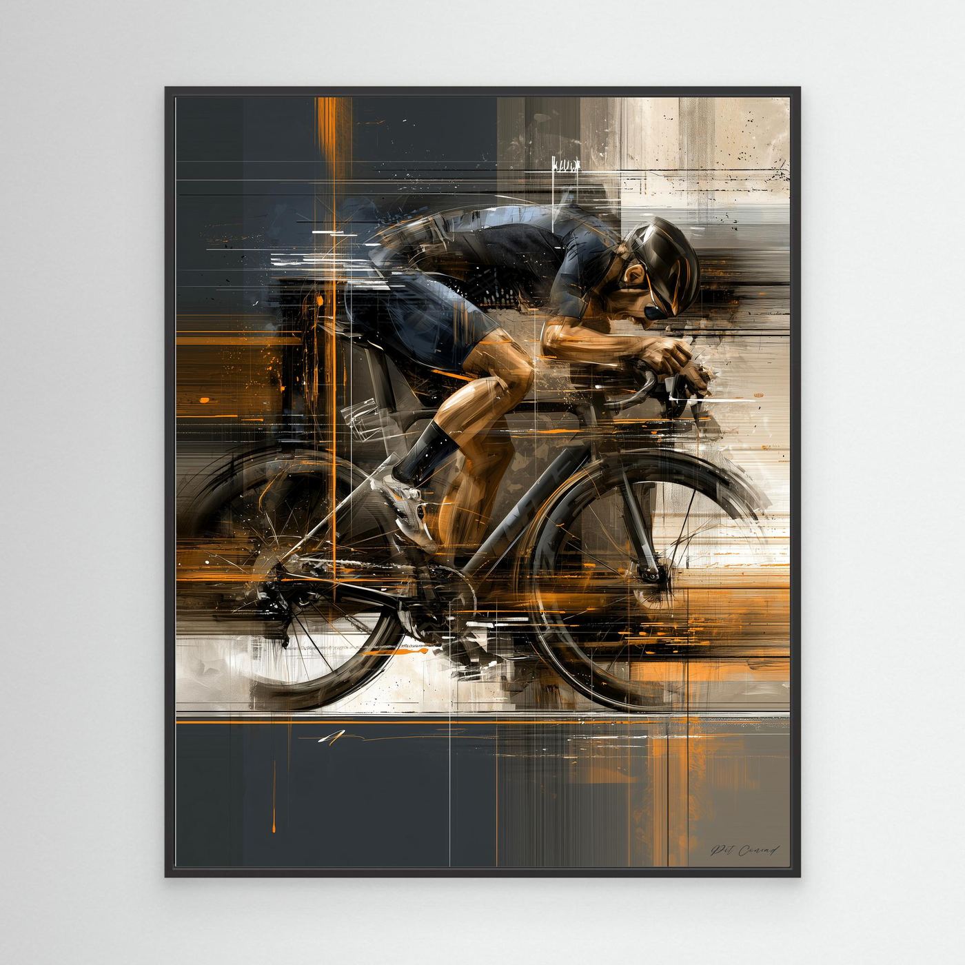 Rennrad Poster – Der Ausreißer
