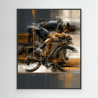 Rennrad Poster – Der Ausreißer