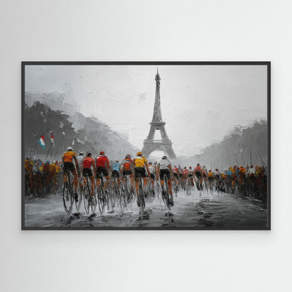 Paris Peloton Leinwandbild