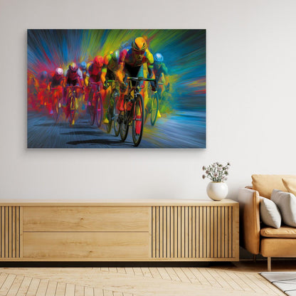 Peloton Neon Flow Leinwandbild